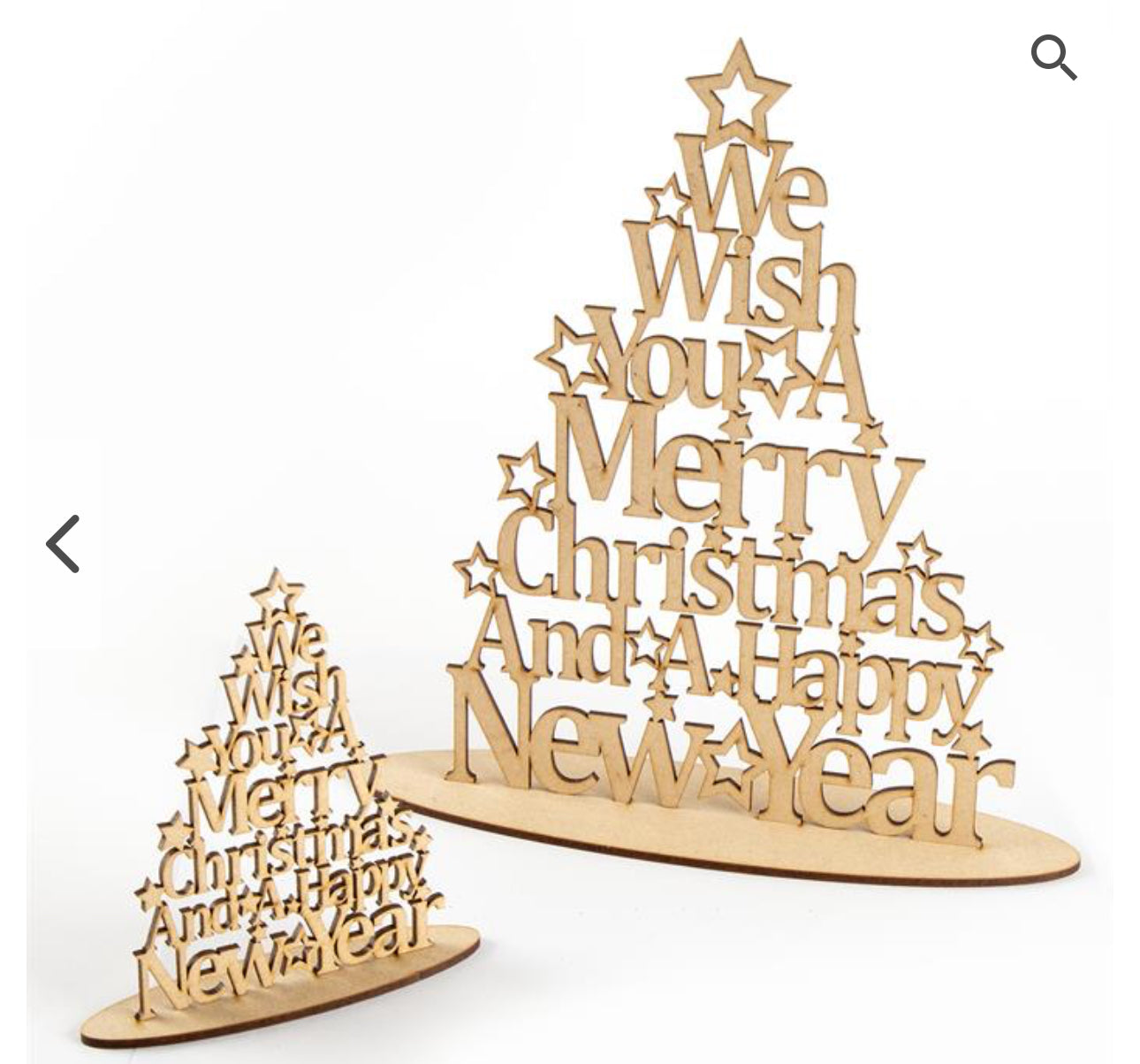 Crafting with Josie - Mdf we wish you a merry Christmas tree bundle