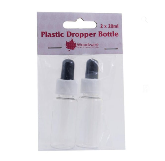 Woodware - Dropper Bottles 2pk