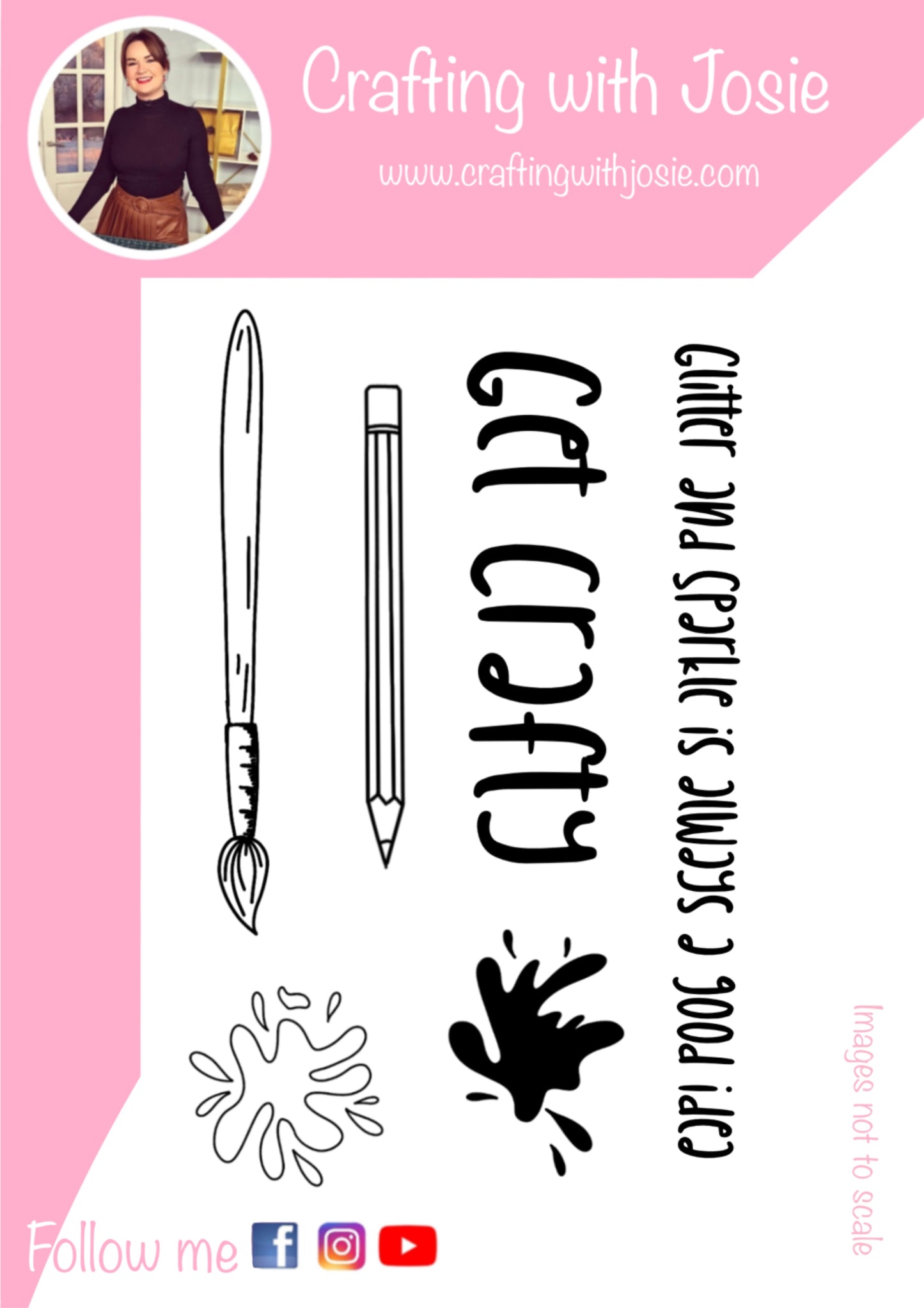 Crafting with Josie - Chatty Tuesday - Get Crafty Stamp Set