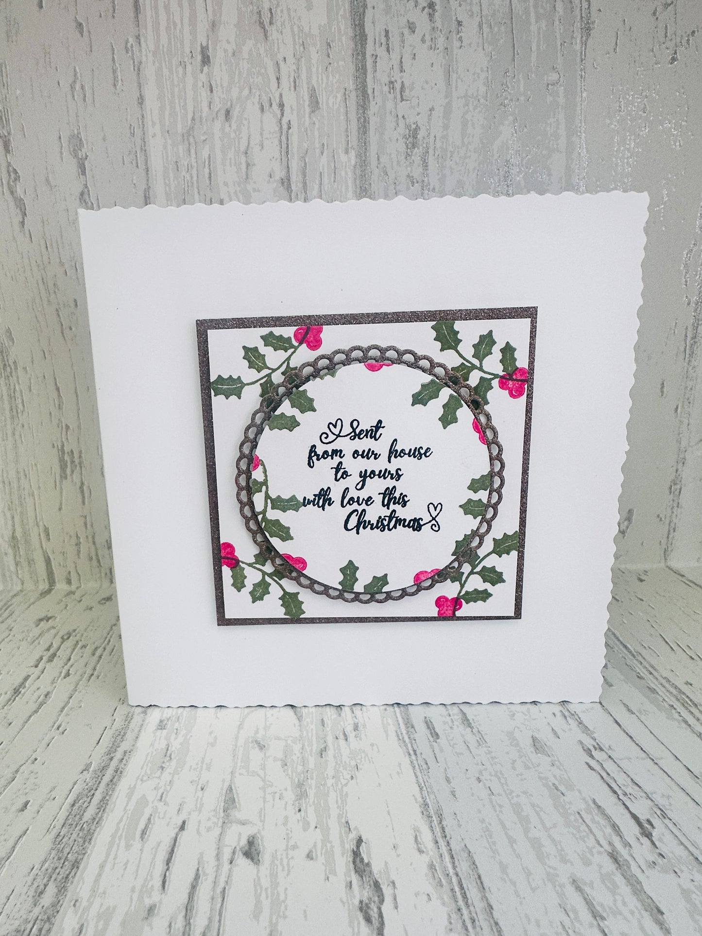 Crafting with Josie - Christmas scene builders and sentiment stamps set