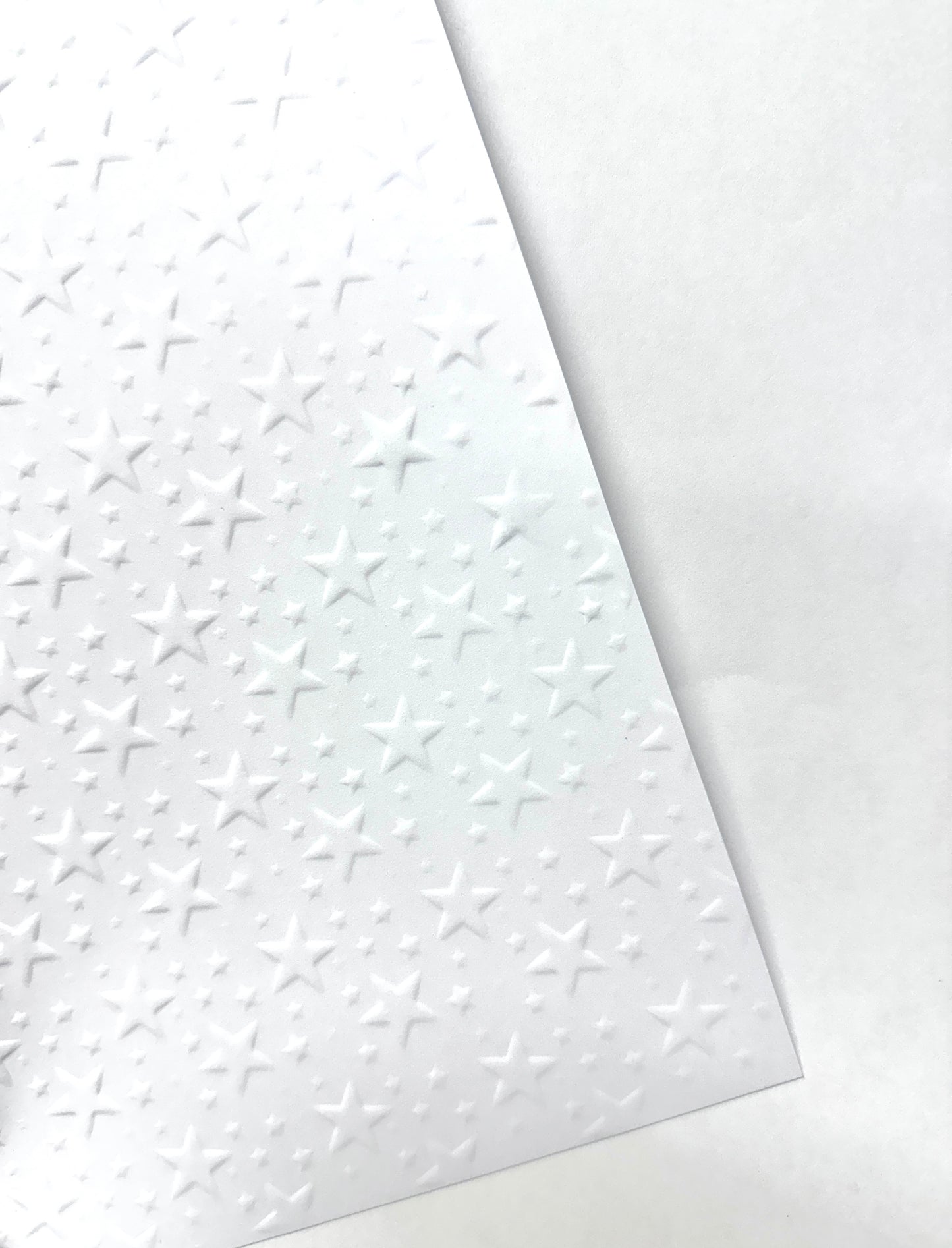 Crafting with Josie- 10 A4 Sheets of embossed 250gsm premium cardstock - Christmas - Stars