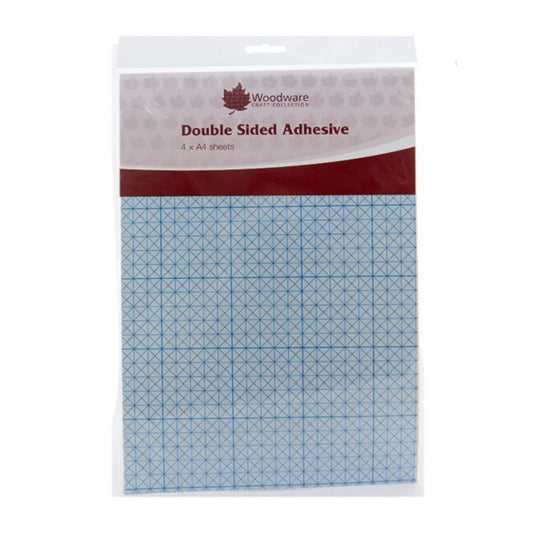 Woodware - Double Sided Adhesive Sheets A4