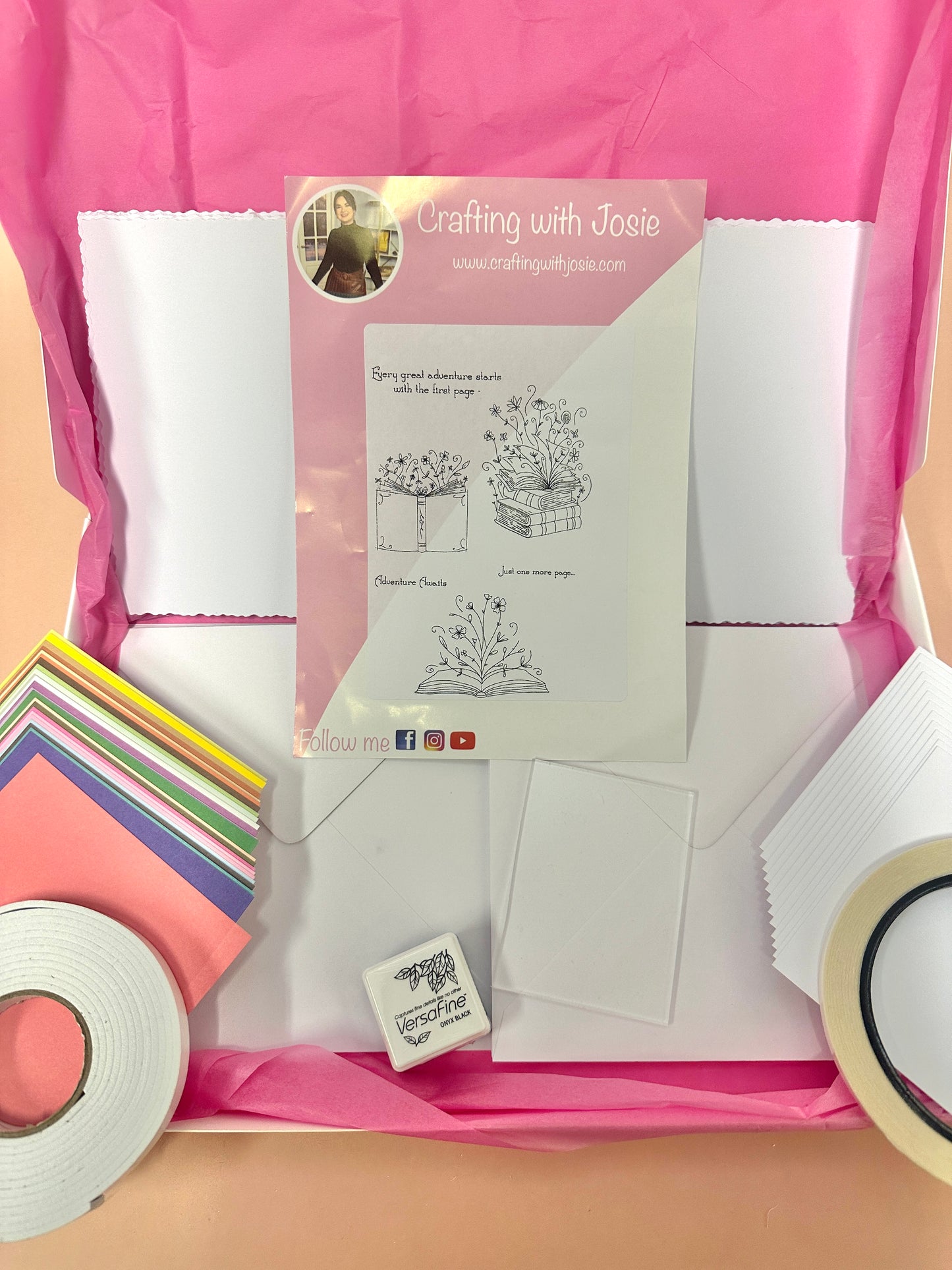 Card Making Box Kit! - Floral Books