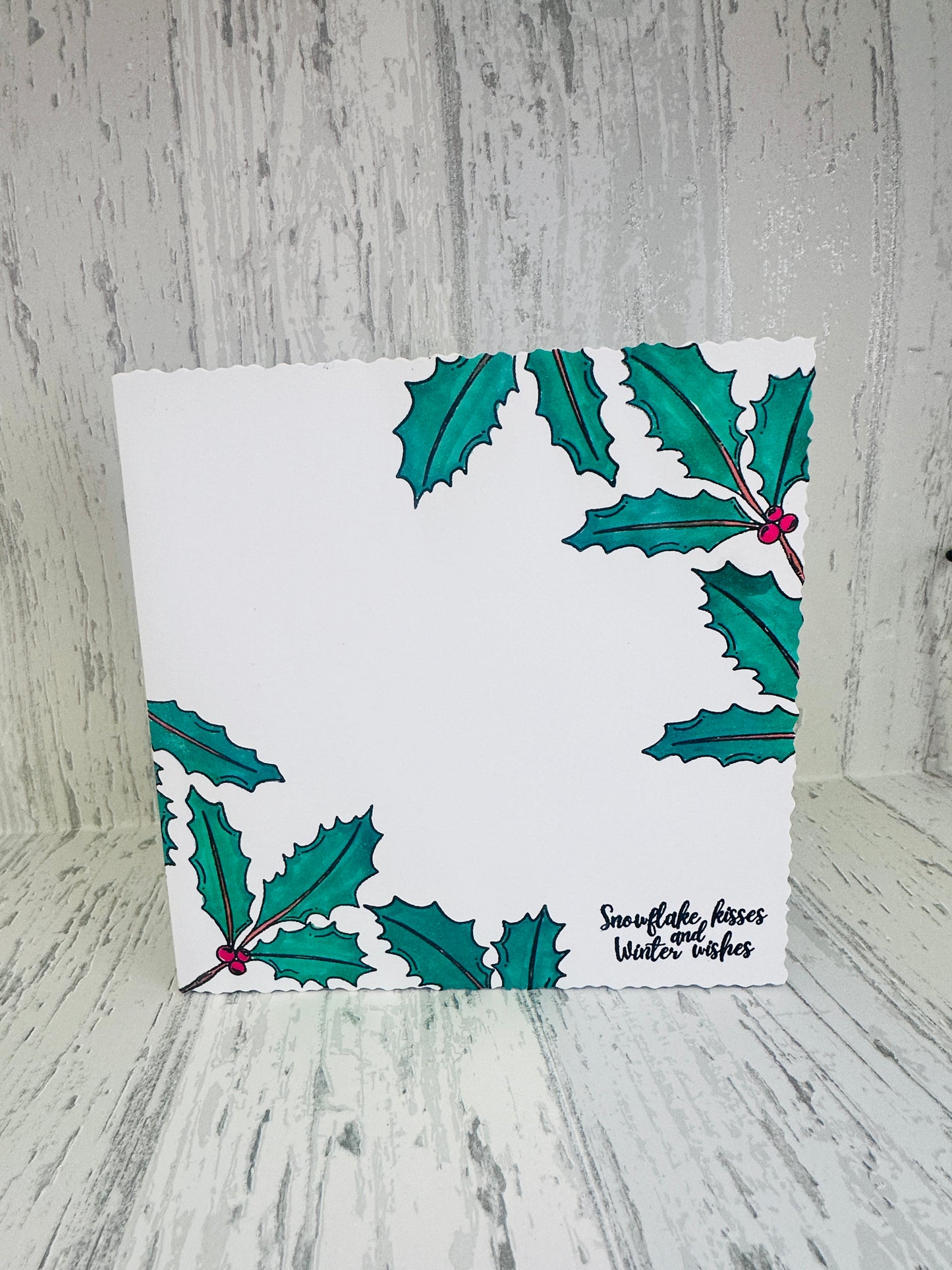 Crafting with Josie - Christmas Foliage stamp set