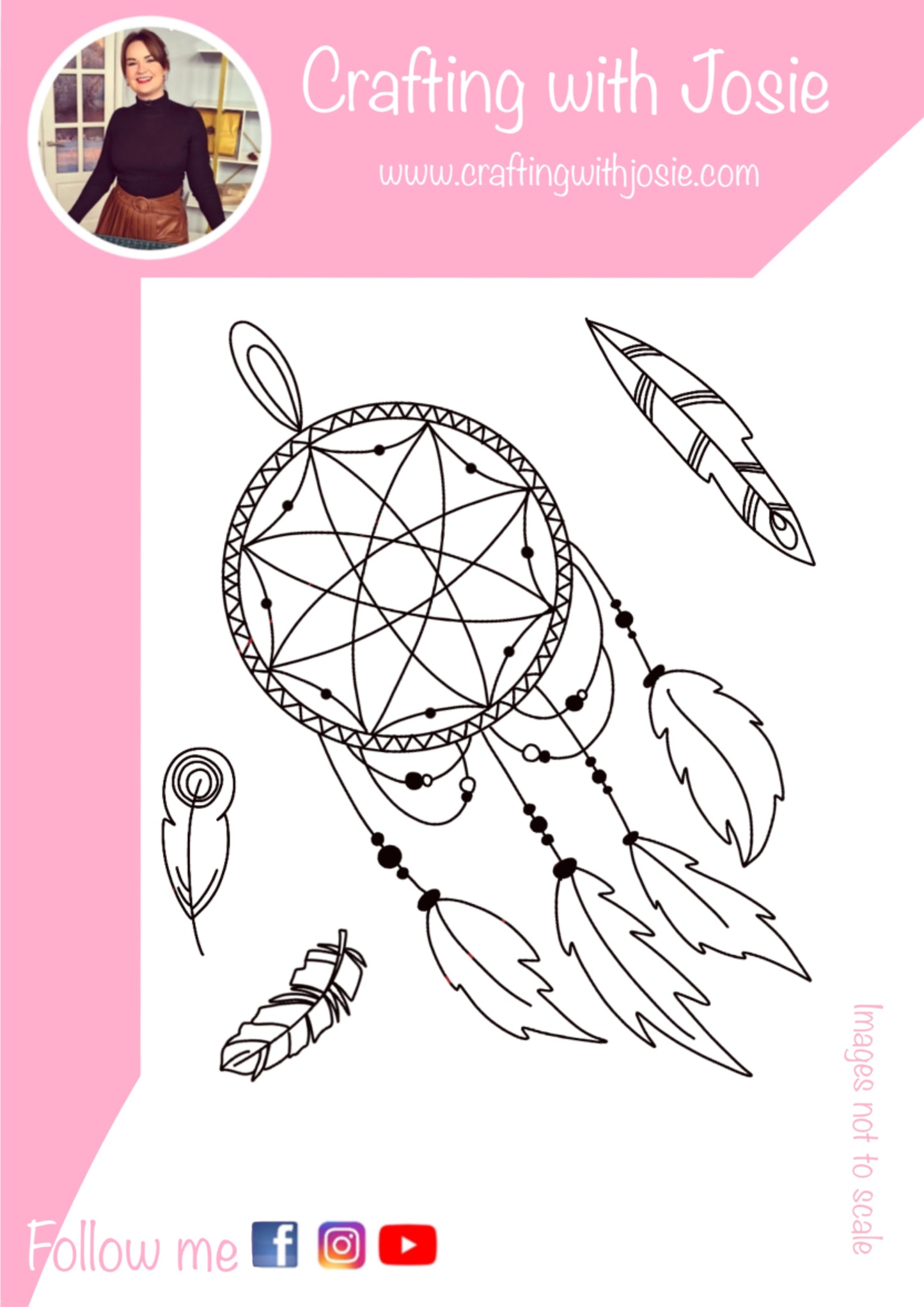 Crafting with Josie - Chatty Tuesday - Dream catcher Stamp Set